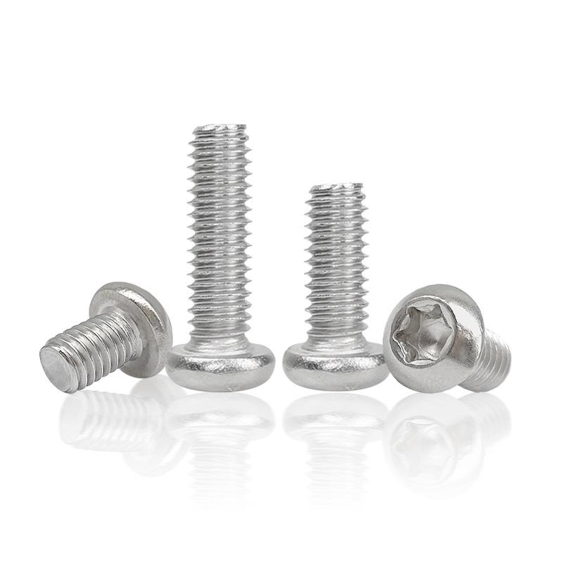 304 Stainless Steel Pan Head Torx Machine Screw - M2, M2.5, M3, M4, M5, M6