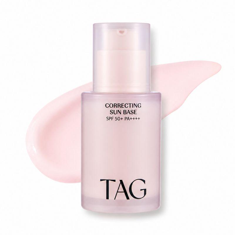 TAG Correcting Sun Base 32ml – Tone Correcting UV Protection Makeup Base | 3 Shades