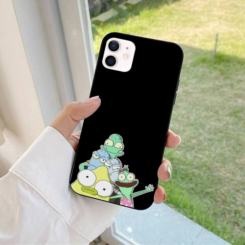 Kryt na telefon Solar Opposites pupa pro iPhone 11 12 13 Mini Pro Max 8 7 6 6S Plus X 5 SE 2020 XR XS Funda Cover