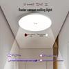 Ultra-thin Radar Induction Ceiling Light: Voice and Motion Activated for Stairwells and Corridors, Waterproof and Dustproof