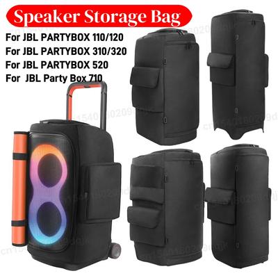 Tragbarer Lautsprecher Staubschutzhülle mit Mikrofontasche Für JBL PARTYBOX 520 Lautsprecher Aufbewahrungstasche Party-Lautsprecher Tragetasche Doppelseitige Abdeckung
