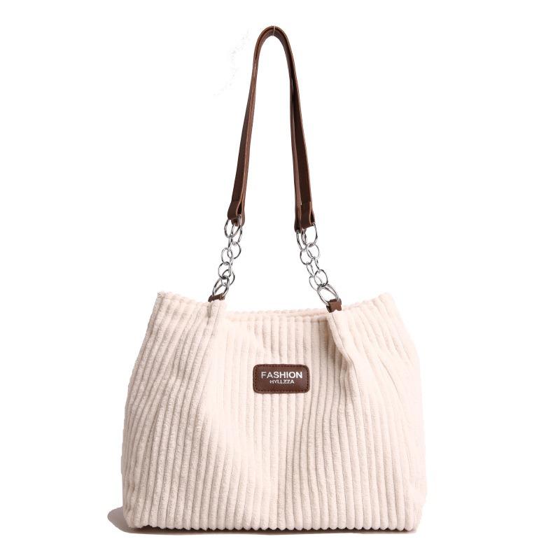 Casual Fashion Tote Women's Bag New Trend Simple Plush Bag Shoulder Underarm Commuter Bag