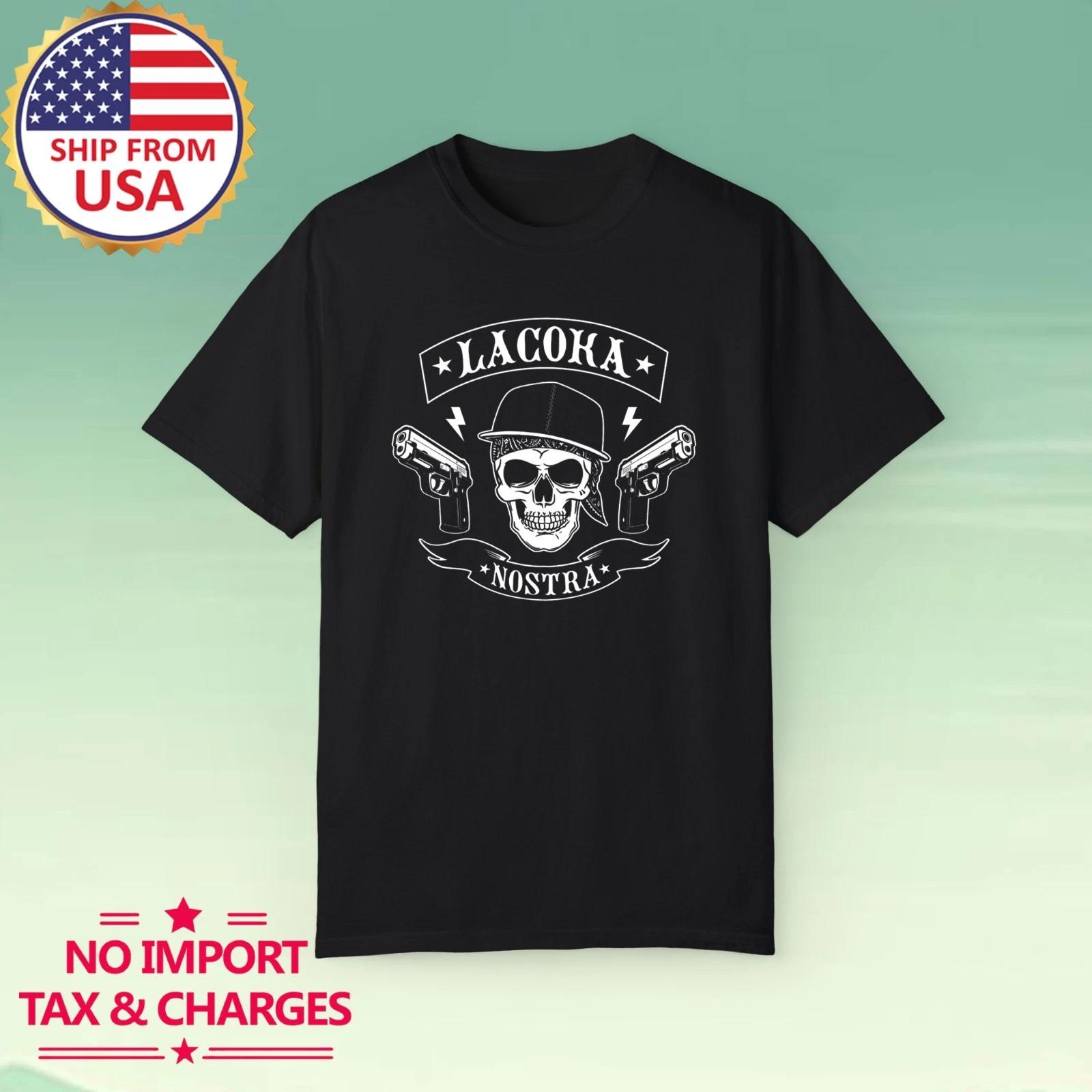 La Coka Nostra SKull Men s Black Size S-5XL 4XL