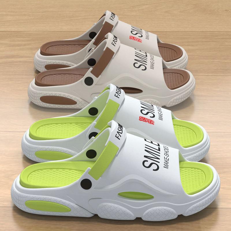 Herren Sommer Outdoor Fahr-Slipper - Rutschfeste Trendige Strand-Sportsandalen
