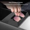 For Tesla Model Y/YL Juniper 2025 Central Control Armrest Box Silicone Glasses Pocket Glass Case Storage Casket Car Accessories
