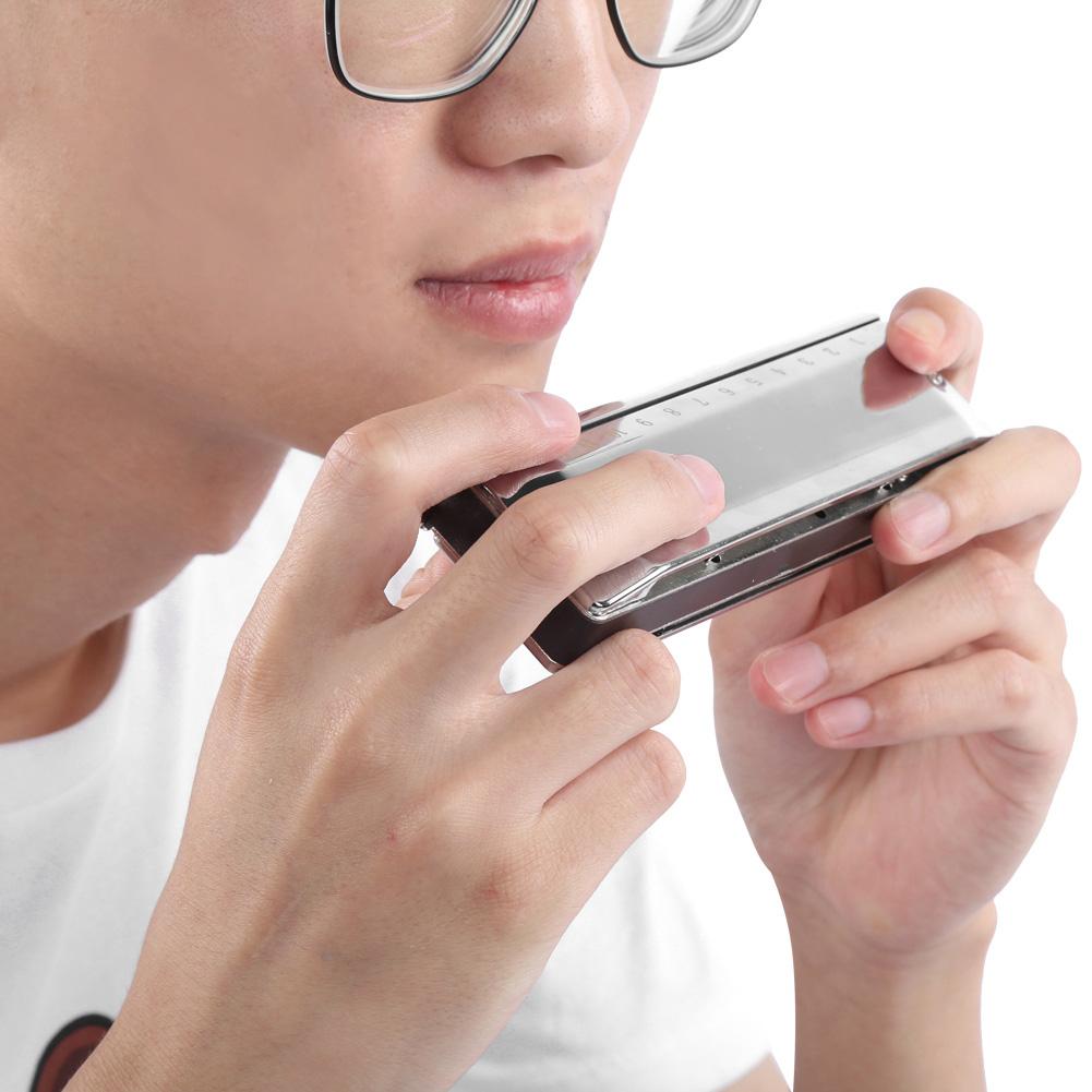 Chromatic Harmonica C Key 12 Hole 48 Tone Stainless Steel Professional Playing Mouth Organ