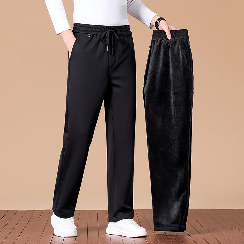 

Yiliteng Men s Fleece-Lined Casual Pants 4XL