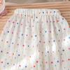Girls' Summer Mosquito Proof Pants Polka Dot Loose Wide Leg Pants Girls' Summer Clothes Breathable Air-conditioned Pants