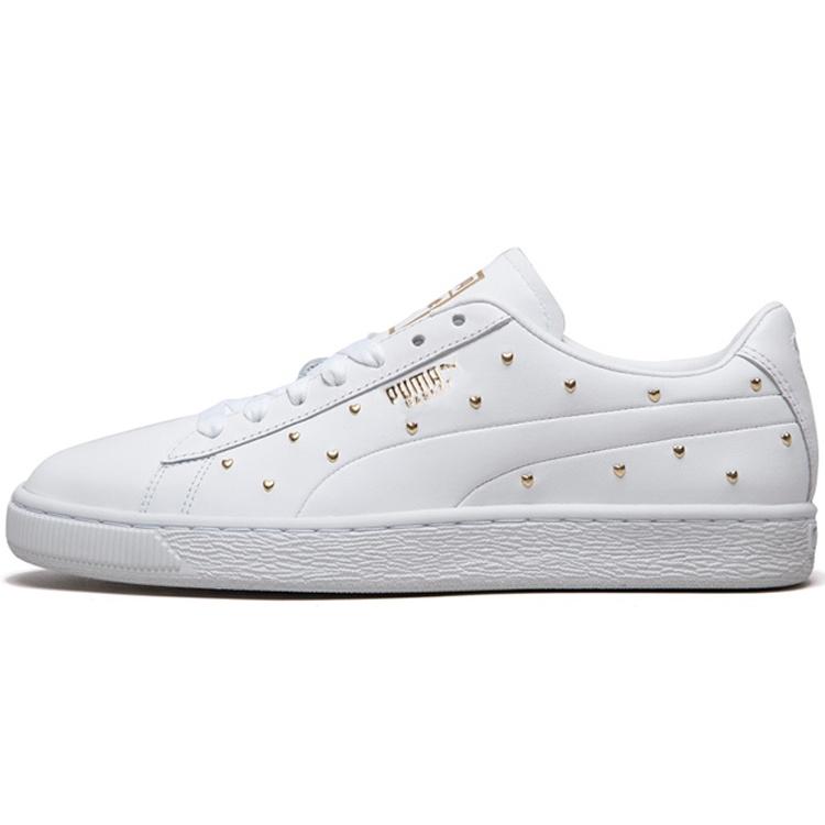 (WMNS) PUMA Basket Studs  White  Women s 369298-01 EU 38