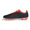 Predator 24 League Abrasion Resistant Breathable Low Top Kids' Soccer Shoes Black Red Kids' Sneakers IG5440