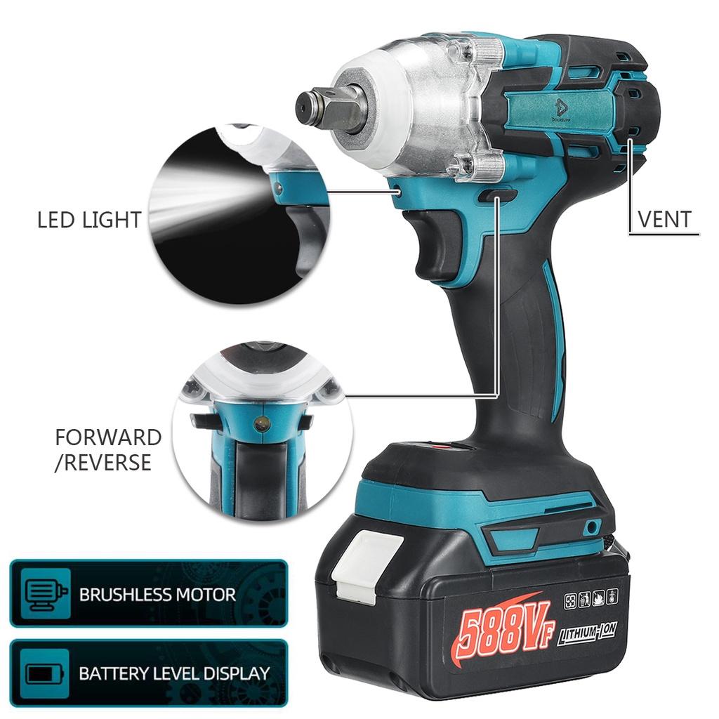 Multi-functional Electric Tool Sets Electric Rotary Hammer/Electric Wrench/Angle Grinder Brushless Power Tool Sets 3IN1