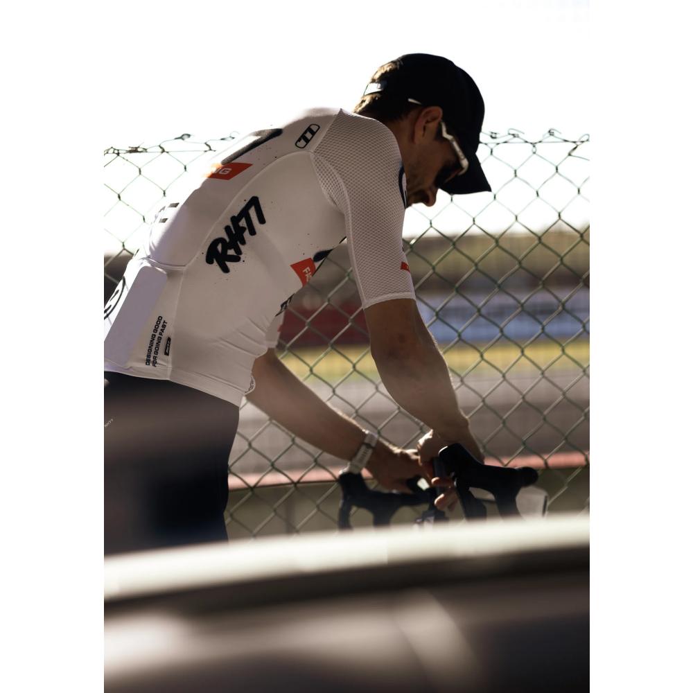 RH77 Maglie da Ciclismo a Maniche Corte Traspiranti Asciugatura Rapida Maglia da Bicicletta Abbigliamento Sportivo Outdoor Ciclismo su Strada di Montagna Alta Qualità