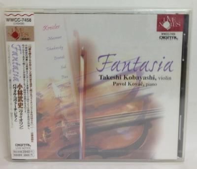 CD TAKESHI KOBAYASHI - Fantasia Kobayashitakeshi Japan ObiJapanese Pop/Rock Used