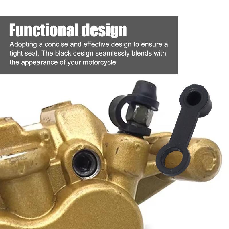 1/5/10/20/50Pcs Motorcycle Dust Cap Brake Bleed Nipple Cover Screw Cap Brake Caliper Cover Rubber Motorcycle Accessories