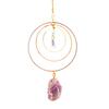 Prism Faux Crystal Sun Catcher, Hanging Window Suncatcher with Rainbow Maker, Car Home Garden Balcony Decor, Unique Gift for Housewarming Birthday
