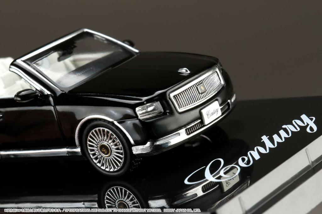 HJ64 Toyota Century Convertible Black Finished Product HJ643019CBK 1/64