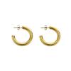 Bathing Does Not Fade, No Weight, Unique And Simple Personality, Titanium Steel Hollow Gold Medium Thick Earrings, Earrings, Earrings.