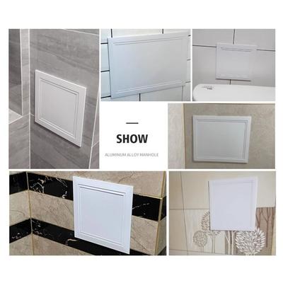 Universal Aluminum Alloy Access Panel White Snap-on Type Inspection Door Anti-corrosion Removable Maintenance Access Port