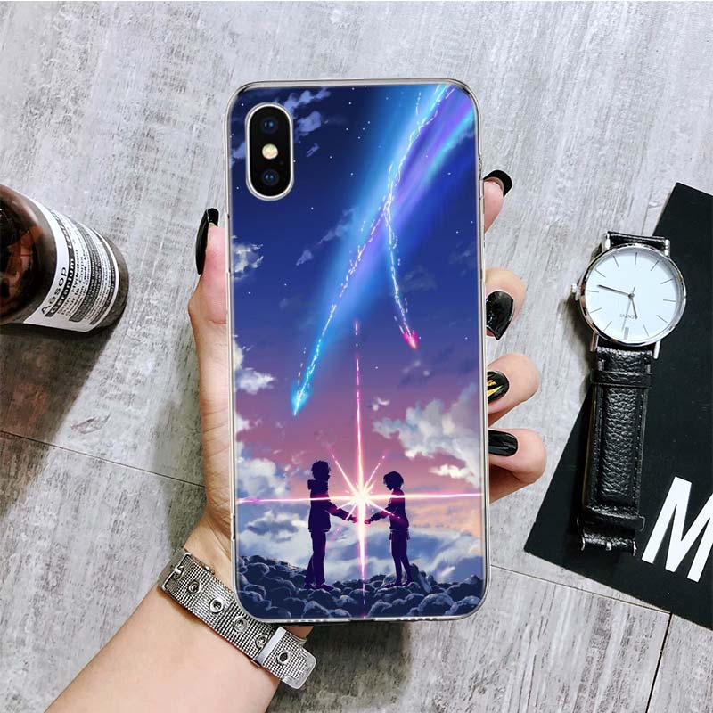 Kimi No Nawa Animation Anime Phone Case For iPhone 17 Air 16 15 Plus 11 14 Pro Max 13 Mini 12 7 8 + SE Pattern Art Customized Co