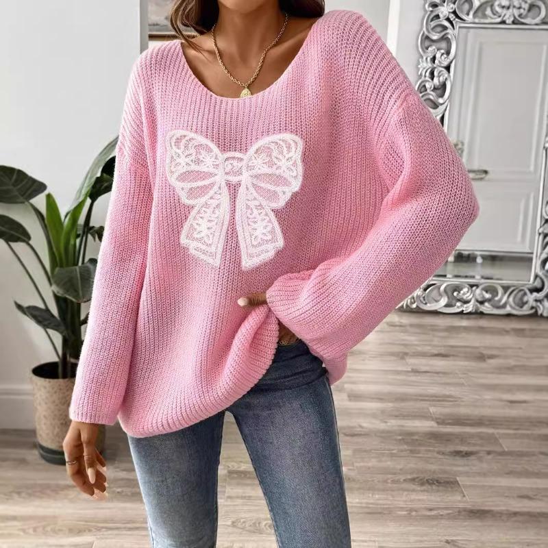 TIFICY Women's Fashion Casual Fall Winter Long Sleeve Oblique Collar Sweaters