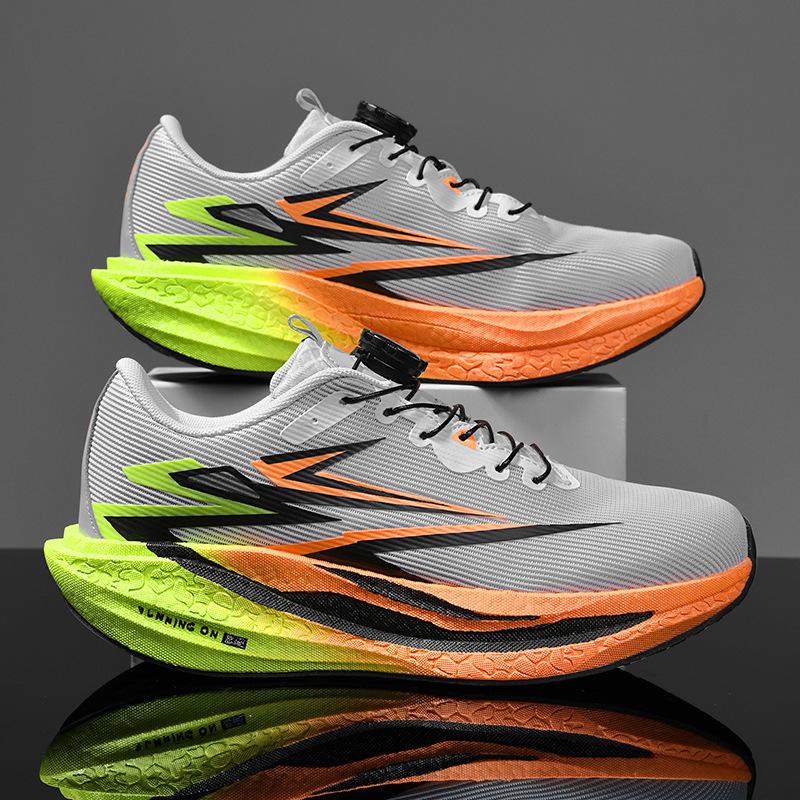 2025 new children's sports net shoes girls shoes single mesh breathable boys full palm carbon board running shoes summer mesh