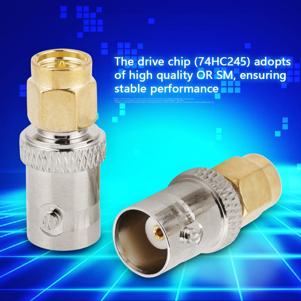 2 stücke BNC Weiblichen zu SMA Männlichen Typ RF Stecker Koaxial Adapter Test Konverter
