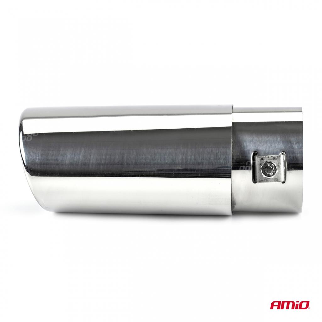 Exhaust Muffler Tip Stainless Steel Mt 020 Chrome Amio-02349