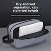 Waterproof Travel Toiletry Bag With Multiple Layers And Letter Pattern For Men And Women