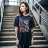 Anime Attack On Titan Mikasa Shingeki No Kyojin Black T Shirt