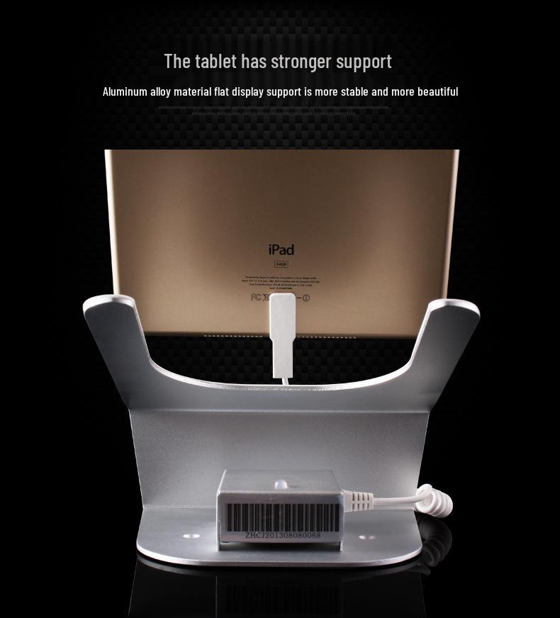 Lingfang TPC1001C Silver Matte Anti-theft Tablet Stand