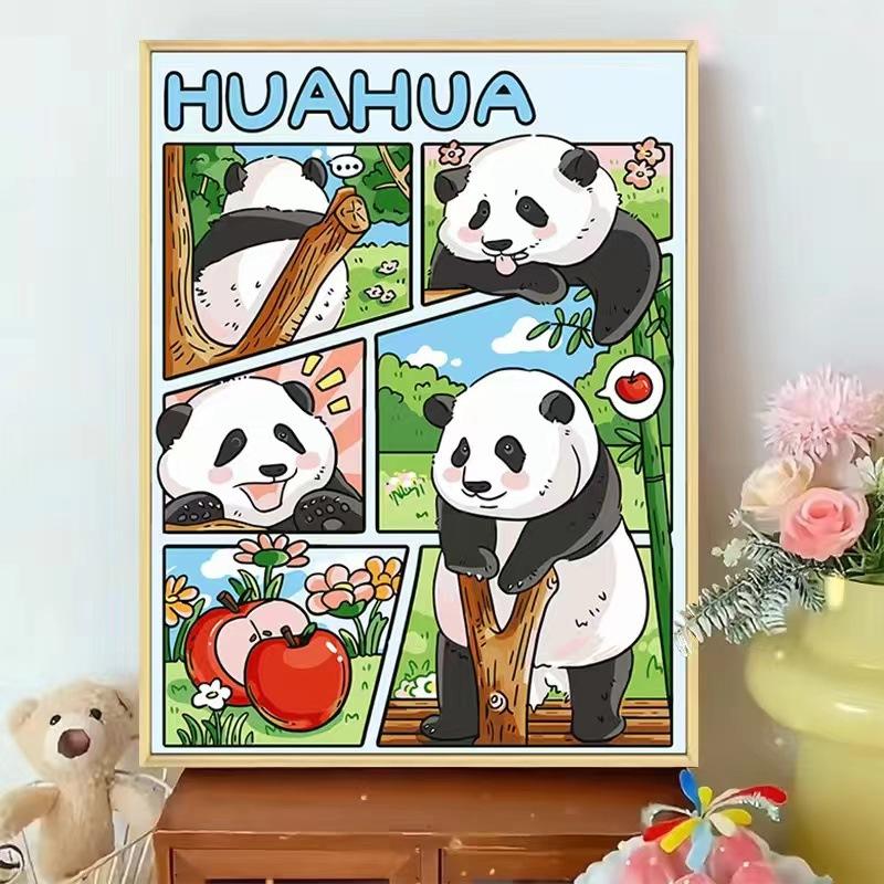 40X50Cm Diamond Painting Large Size Diamond Sticker Bedroom Living Room Decorative Painting With Photo Frame