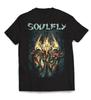 New Soulfly Band Short Sleeve Cotton Black T Shirt S-5XL C258 Unisex T-Shirt