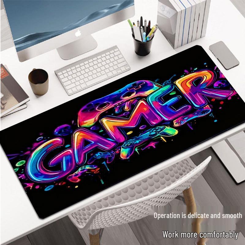 Popular E-sports Colorful Ultra-large Anti-slip Mouse Pad
