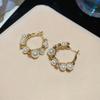 Meier Pearl earrings, bracelet, and necklace: exquisite and elegant niche jewelry set