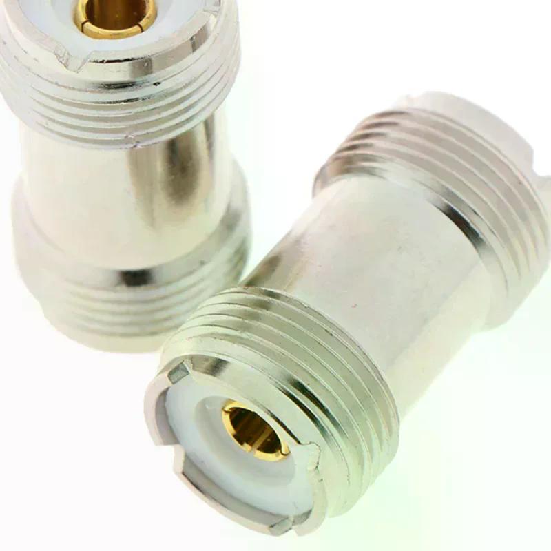 SO-239 UHF Female To Female RF Coax Cable Adapter Connector Plug For PL-259