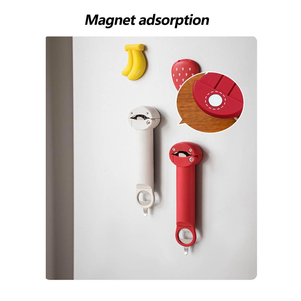 Opener Bottle Opener And Lid Opener,Multifunctional Retractable Magnetic Can Opener,Kitchen Wine Opener,Beer Bottle Cap Opener