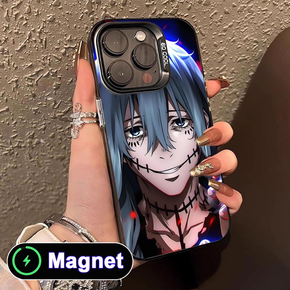 

Чехол для телефона JJK Махито для iPhone 17 16 15 14 13 12 11 Air Pro Max Plus Цветной Серебристый Чехол MagSafe iPhone 11
