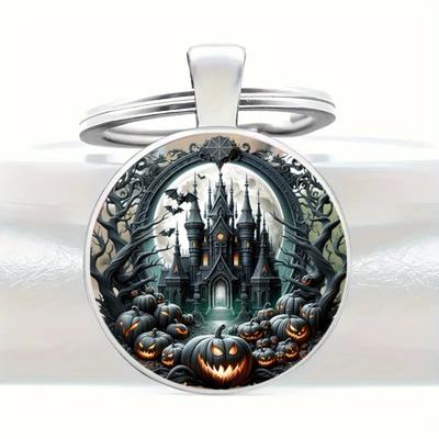 Colgante Llavero de Aleación de Moda Redondo Metal Llavero