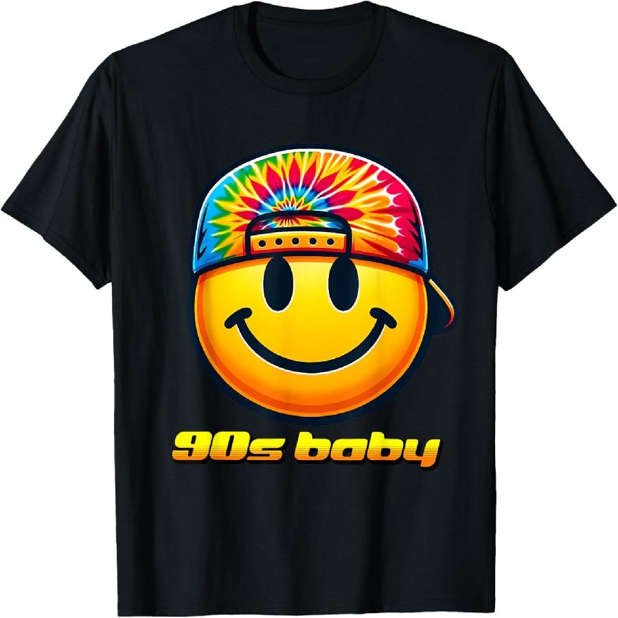 Vintage 90s Baby Backwards Cap Born in the Retro 1990s T-Shirt S