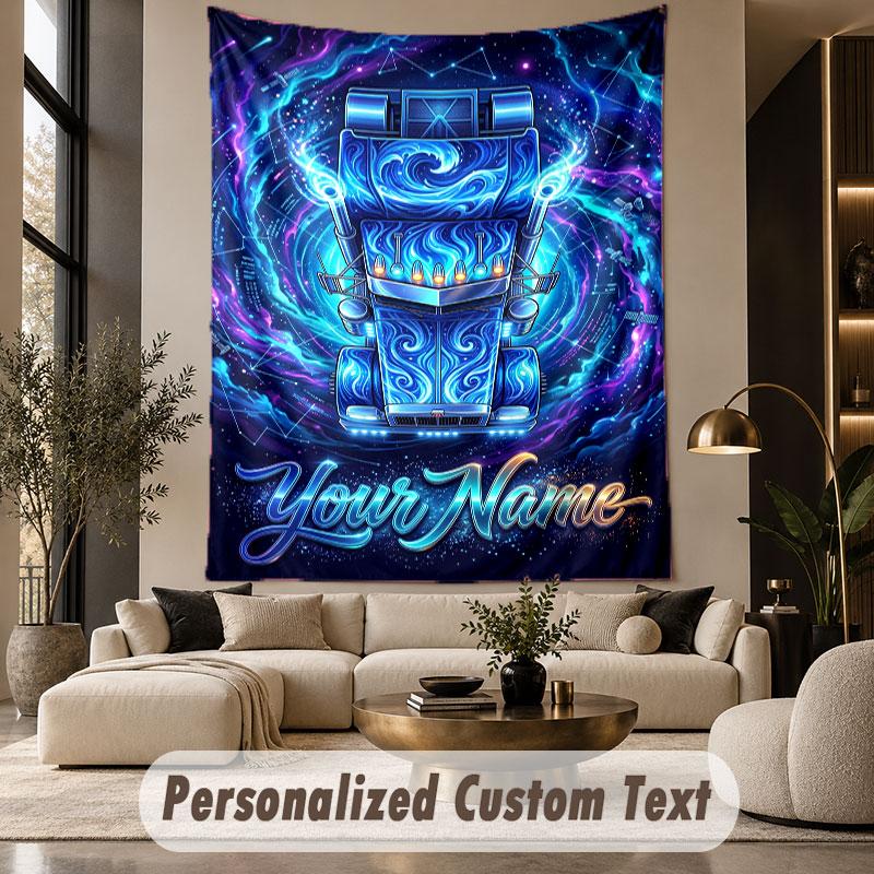 Fantasy Magic (63) Theme Wall Tapestry Customized With Name Text Personalized Hanging Tapestry For Bedroom Living Room Decor