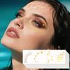 Temporary Tattoos Stickers, The Corner of The Eye Tattoos with Heart Star Pattern, Temporary Body Art Stickers for Adults Kids Party Use