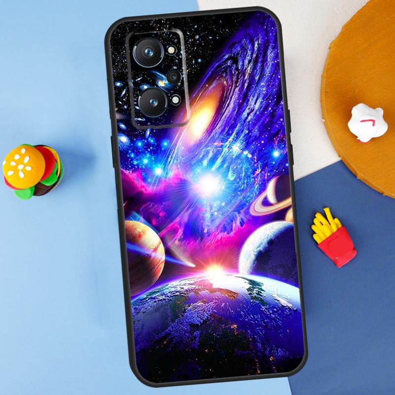 Space Solar System Planets Universe For Realme GT7 Pro GT 6T 6 5 C67 C61 C55 C53 C51 C21Y C25S C75 10 11 12 13 14 Pro Plus Case