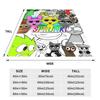 Sprunki Incredibox Game Blankets Airplane Travel Flannel Throw Blanket For Outdoor Warm Soft Design Quality Bedspread Gift