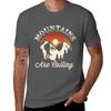 Mountains Tshirt Basic Plain Tee For Spring And Summer