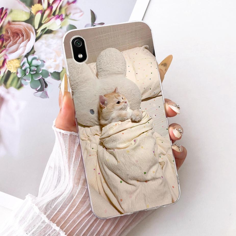 For Xiaomi Redmi 7A Case Luxury Flowers Butterfly Painted Cover Soft Silicone Case For Xiaomi Redmi 7 7A Redmi7 A Redmi7A Fundas