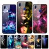 Für Vivo Y93 Lite Hülle Gehärtetes Glas Bedruckte Rückseite Hartschalenhülle Für Coque Vivo Y93 Lite Y93Lite Handyhülle fundas Y 93 Lite