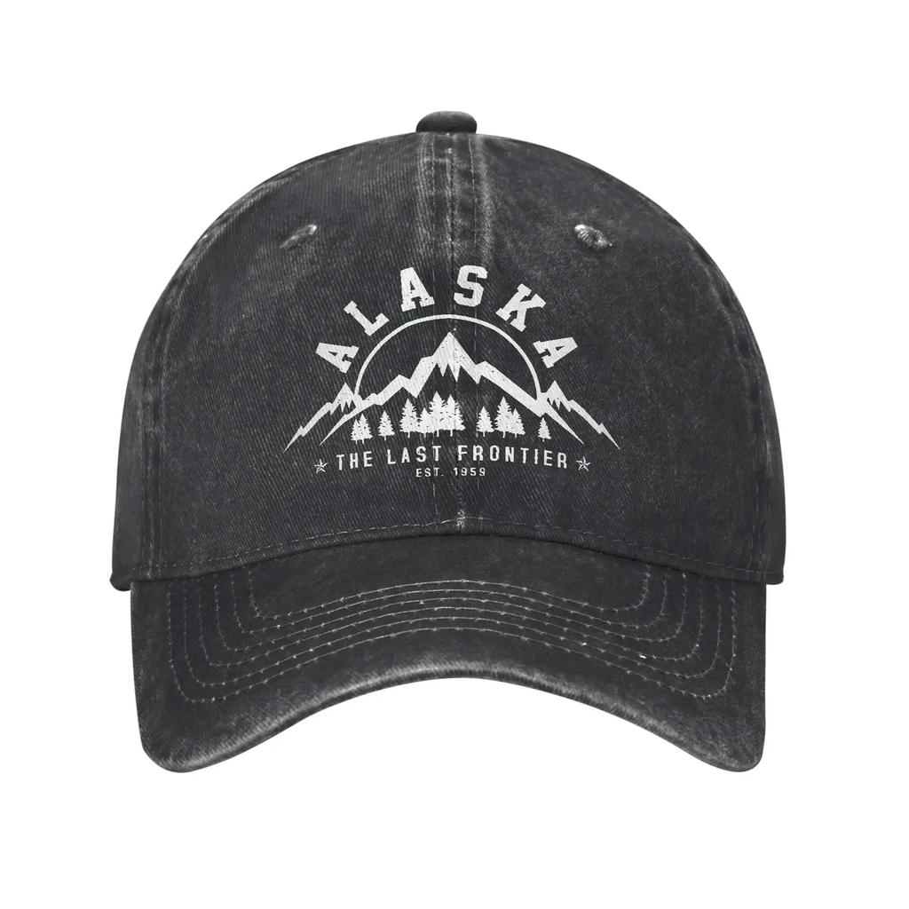 Alaska Washed Baseball Cap Est Stylish Sun Hip Hop Hats Summer Couple Women Outdoor Sports Baseball Caps