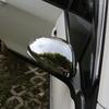 2pcs for Peugeot 2008 2014-2018 Car Rearview Side Mirror Cover Wing Cap Sticker Exterior Case Trim Shell Housing Silver