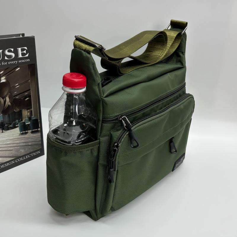 Men's Large Capacity Oxford Cloth Shoulder Bag for Travel and Work
