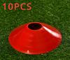 10pcs Cone Set Children's Football Training Professional Disc Footwork Agility Training Obstacle Sports Training Accessories